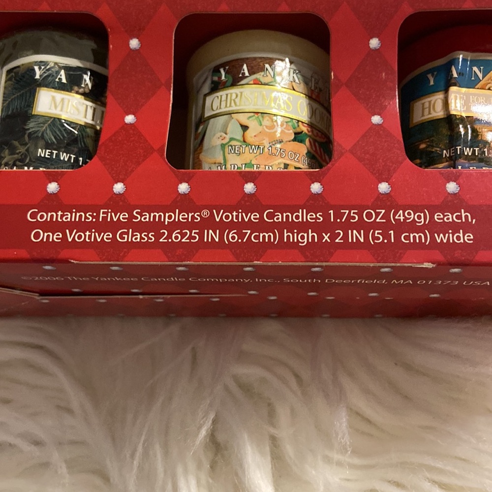 Yankee Candle Five Samplers Votive Candles in original package - Picture 8 of 8
